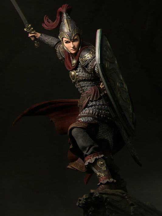 1648 Nastasya_The Shield Maiden - STL 3D Print Files