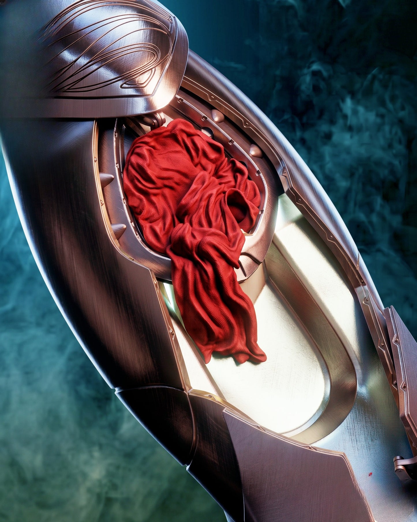 1574 Jor El Ship_Man of Steel - STL 3D Print Files