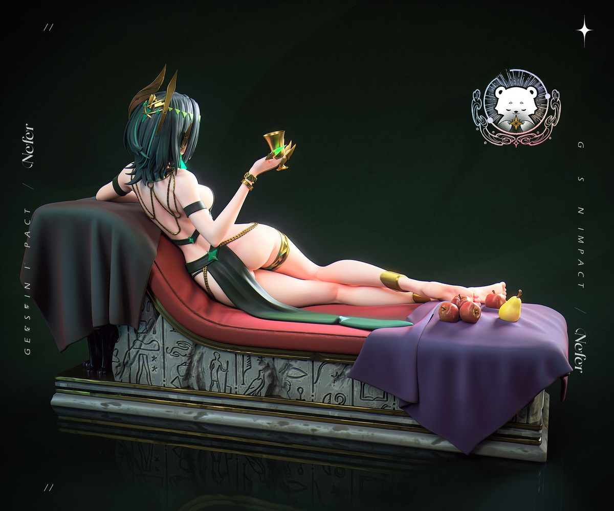 1837 Nefer_Genshin Impact NSFW - STL 3D Print Files