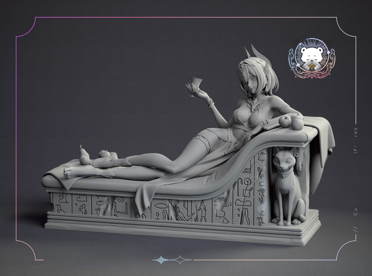 1837 Nefer_Genshin Impact NSFW - STL 3D Print Files
