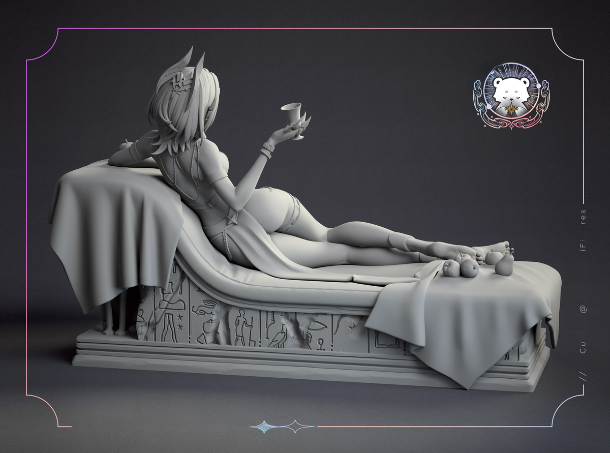 1837 Nefer_Genshin Impact NSFW - STL 3D Print Files