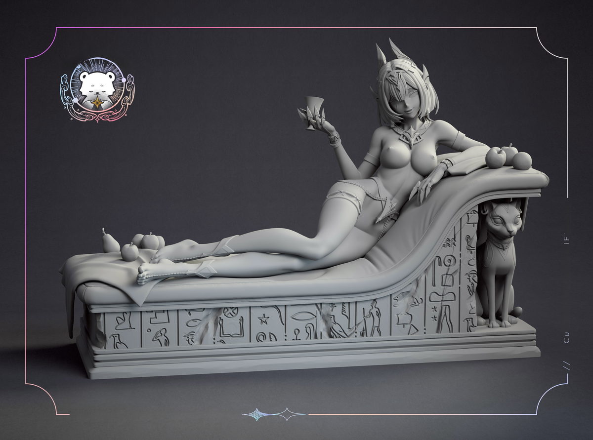 1837 Nefer_Genshin Impact NSFW - STL 3D Print Files
