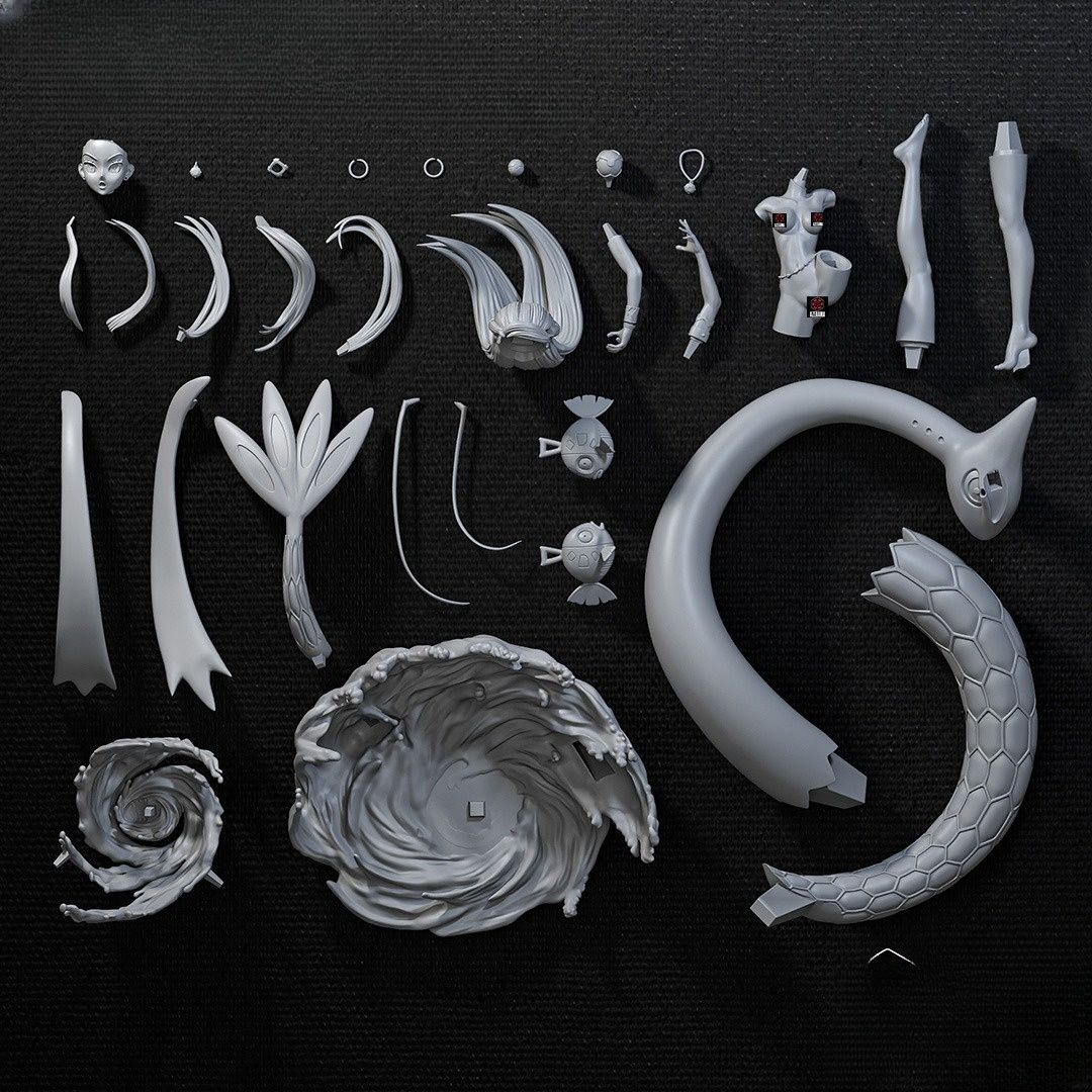 0248 Pokemon Nessa NSFW - STL 3D Print Files