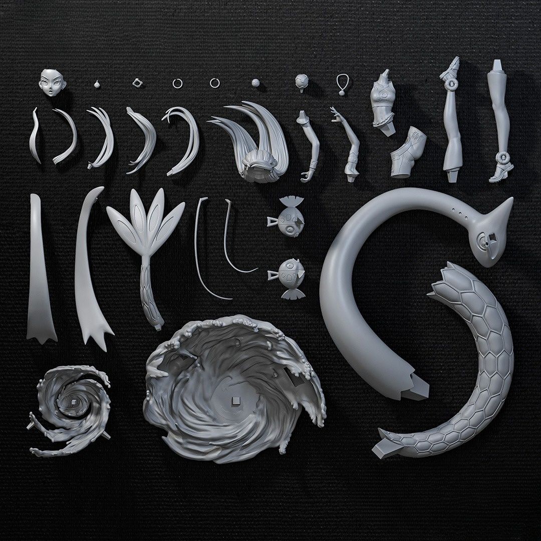 0247 PokemonNessa - STL 3D Print Files