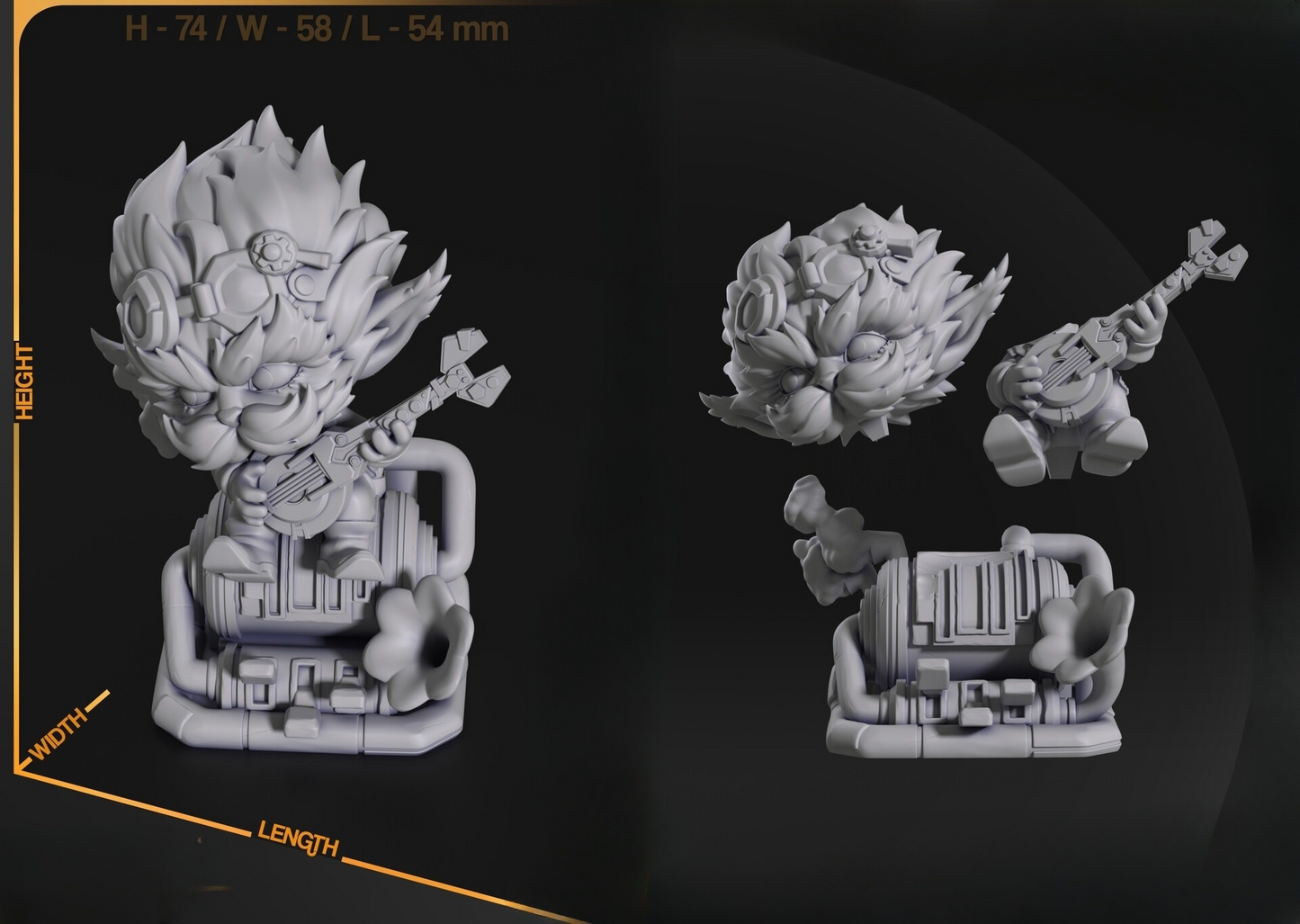 0070 Heimerdinger - STL 3D Print Files