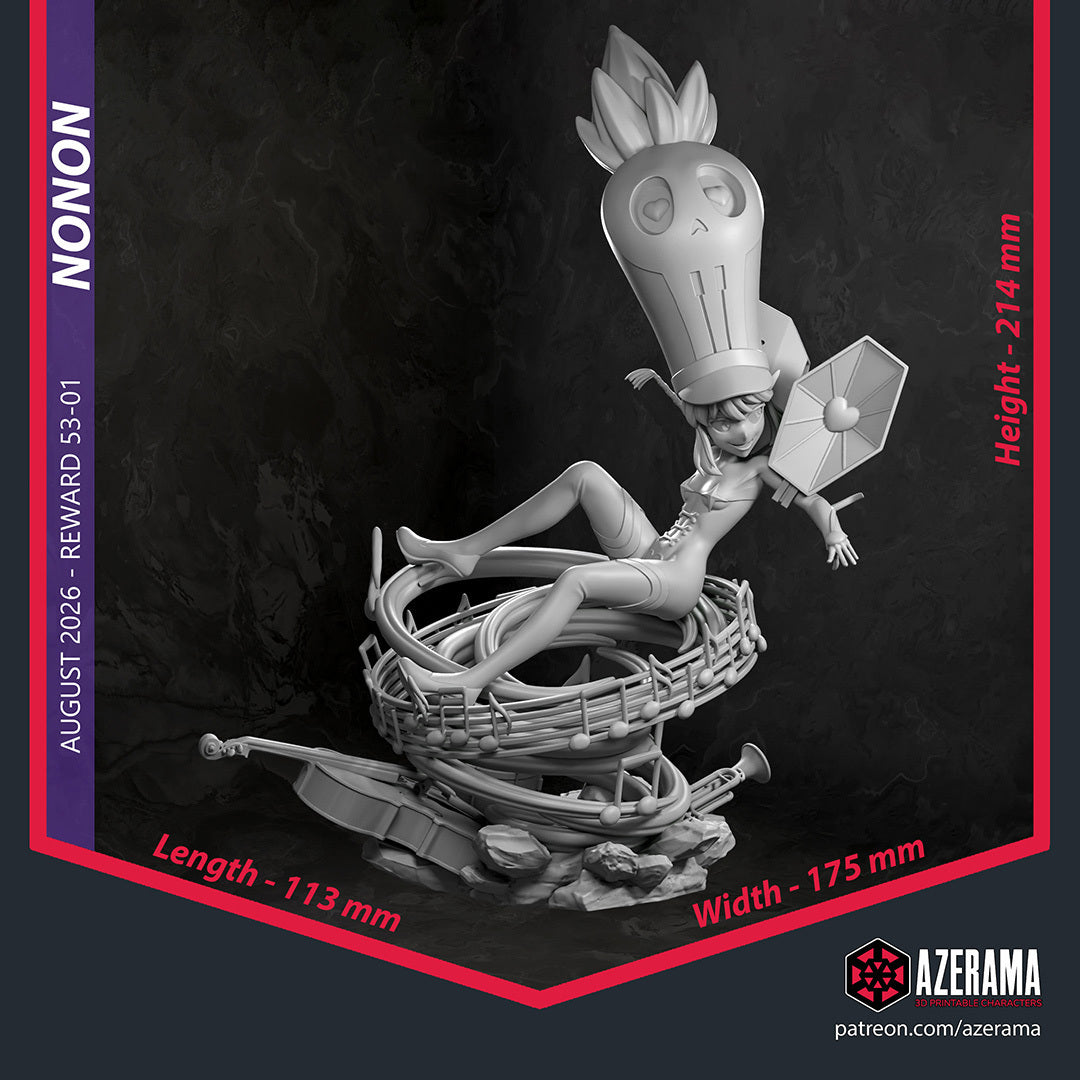 1866 Nonon Jakuzure_Kill la Kill NSFW - STL 3D Print Files