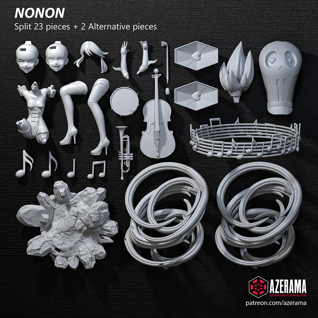 1866 Nonon Jakuzure_Kill la Kill NSFW - STL 3D Print Files