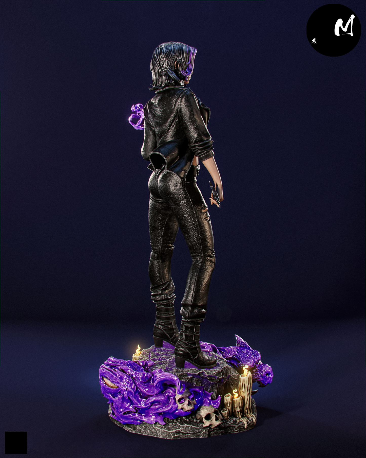 1080 Purple Flame Dagger Rogue - STL 3D Print Files