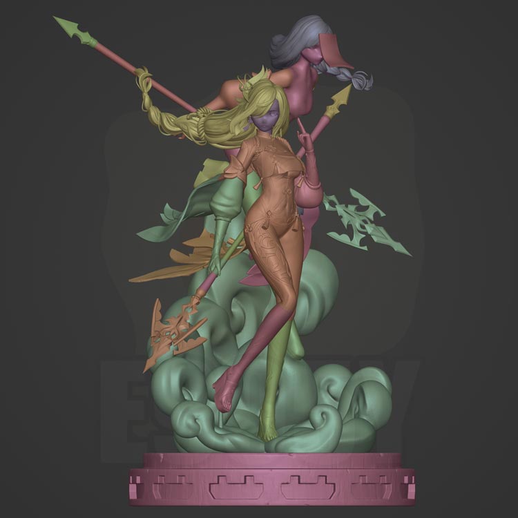 0628 Shenhe - Genshin Impact - STL 3D Print Files