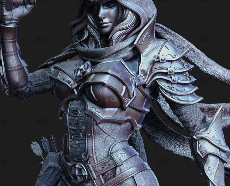 0727 Demon Hunter - Diablo - STL 3D Print Files
