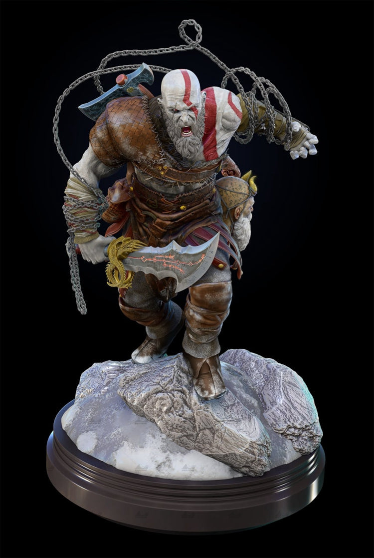 0648 Kratos - God Of War - STL 3D Print Files 3D print model