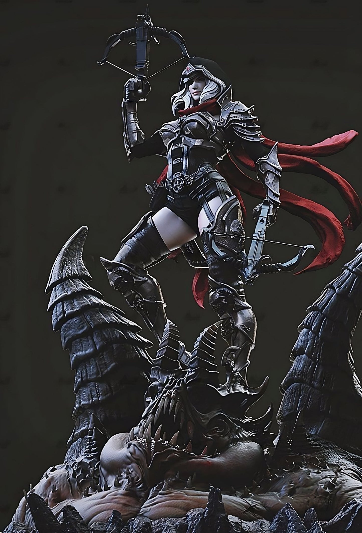0727 Demon Hunter - Diablo - STL 3D Print Files