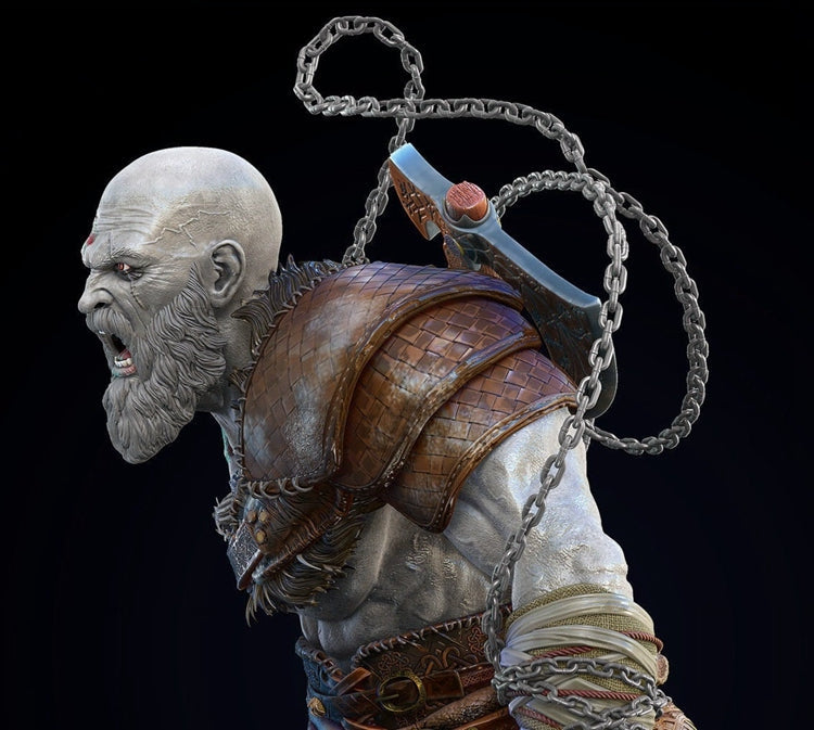 0648 Kratos - God Of War - STL 3D Print Files 3D print model