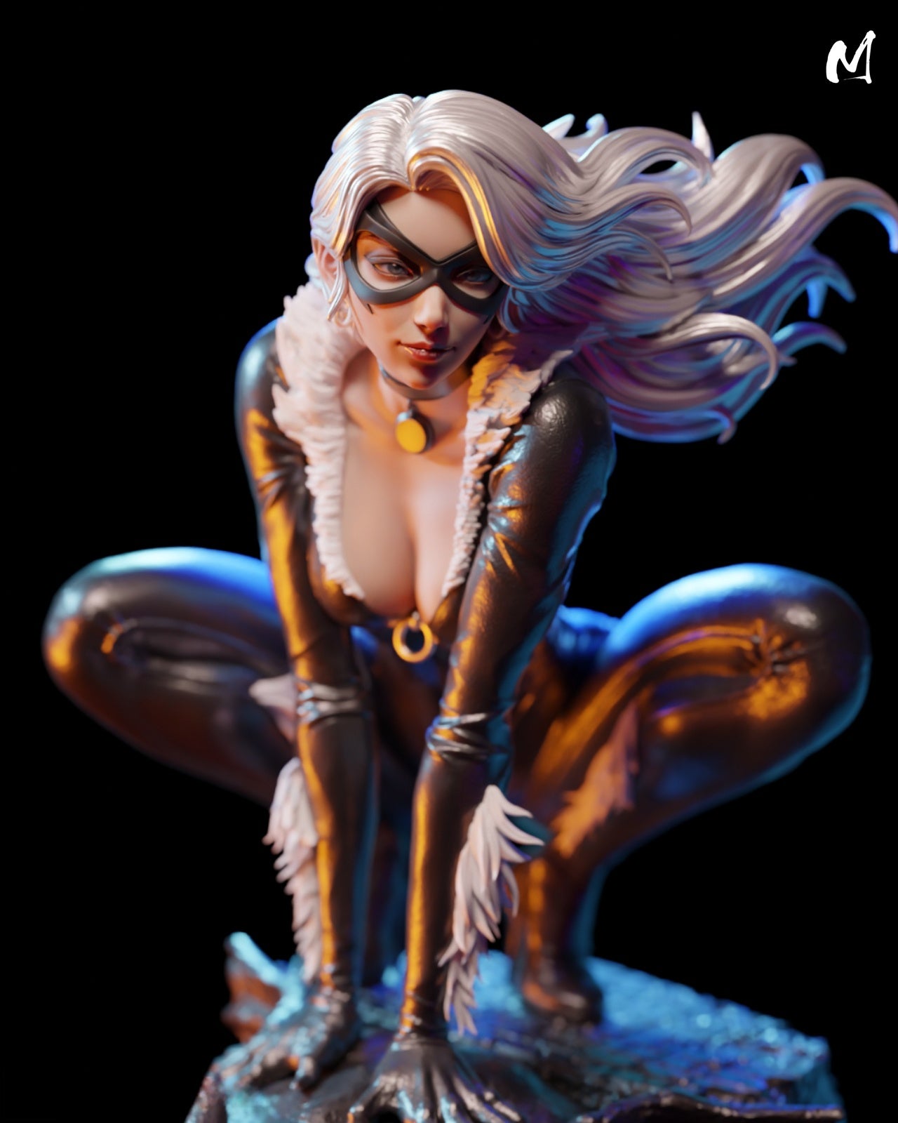 1612 Black Cat_Marvel Comics - STL 3D Print Files