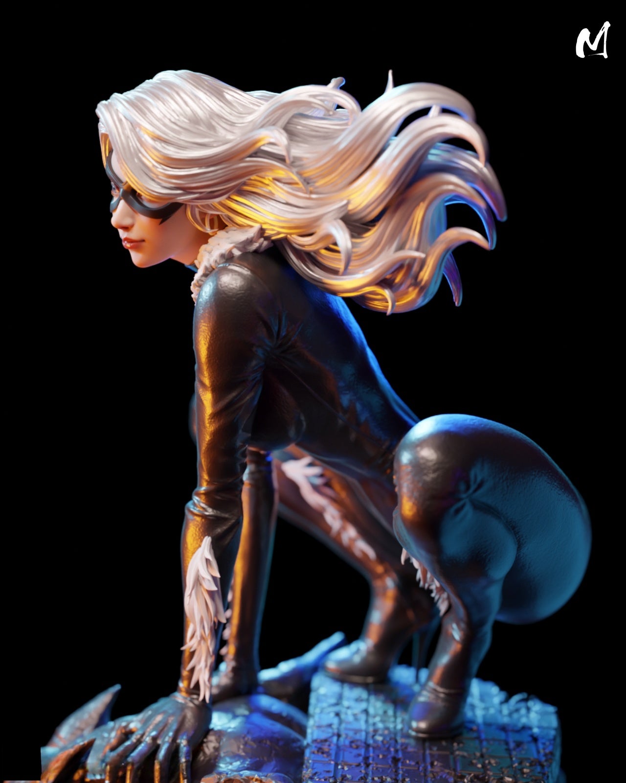 1612 Black Cat_Marvel Comics - STL 3D Print Files