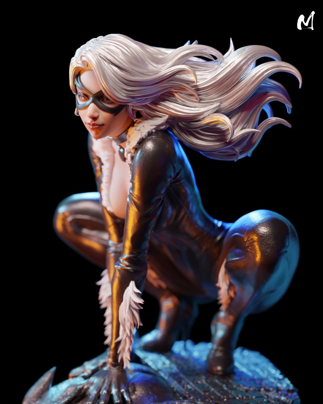 1612 Black Cat_Marvel Comics - STL 3D Print Files