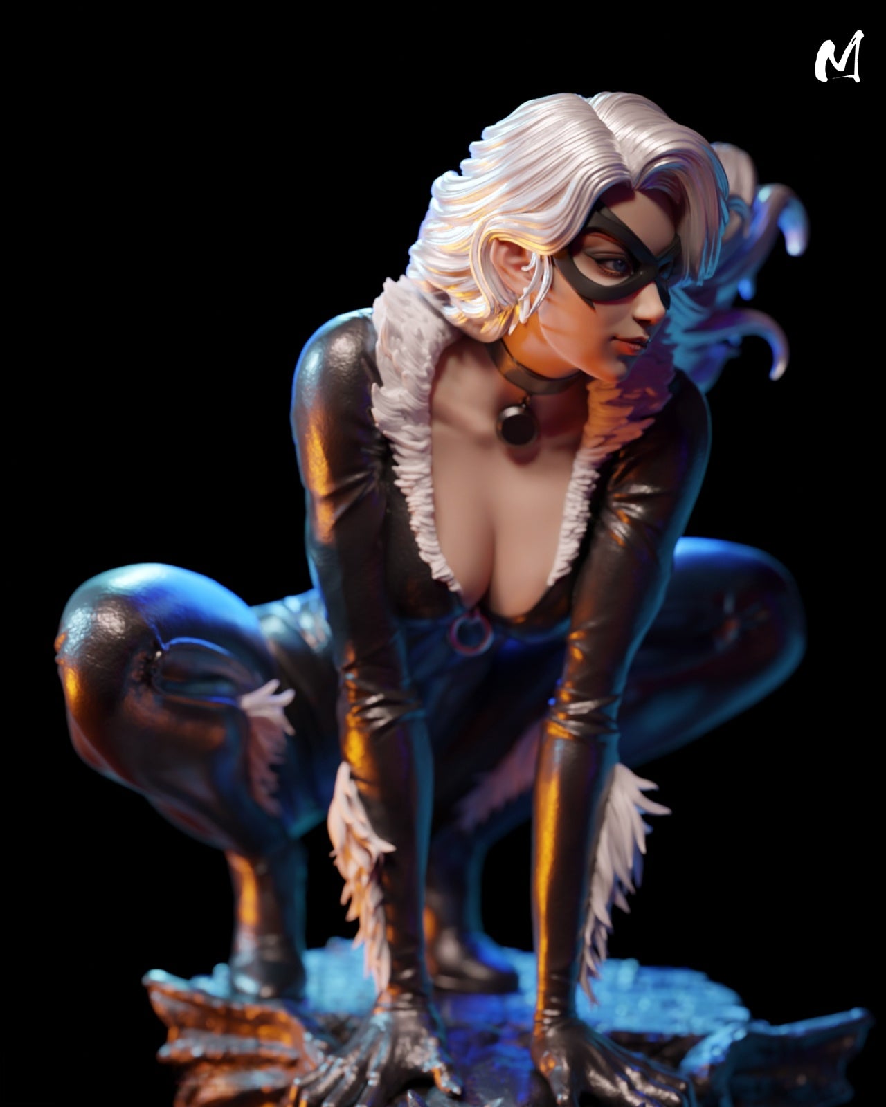 1612 Black Cat_Marvel Comics - STL 3D Print Files