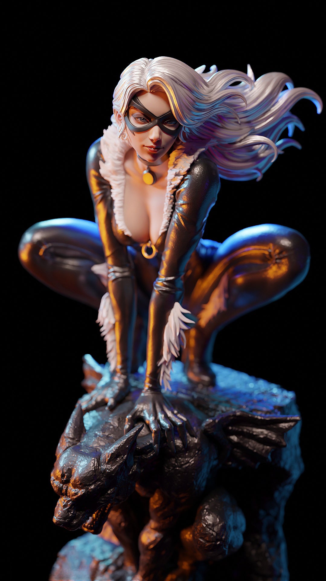 1612 Black Cat_Marvel Comics - STL 3D Print Files