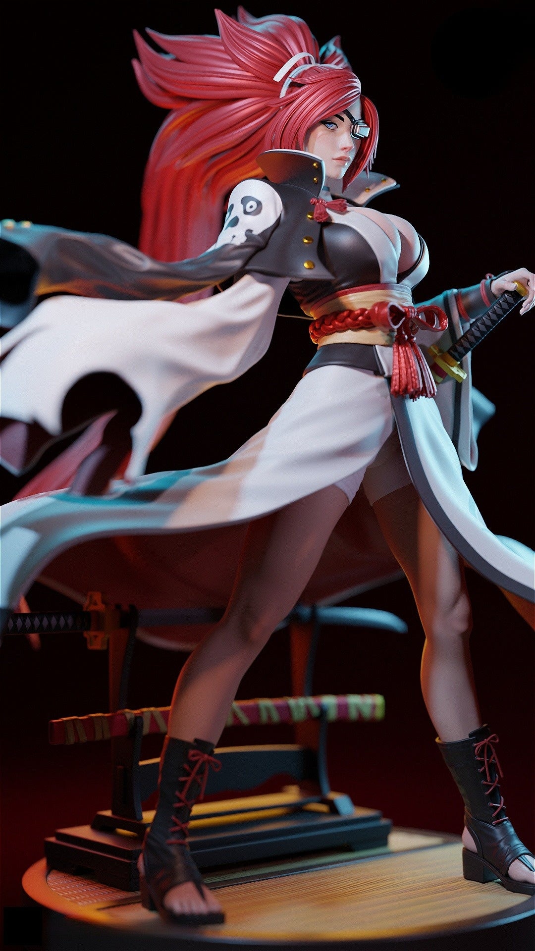 1099 Baiken_Guilty Gear NSFW - STL 3D Print Files
