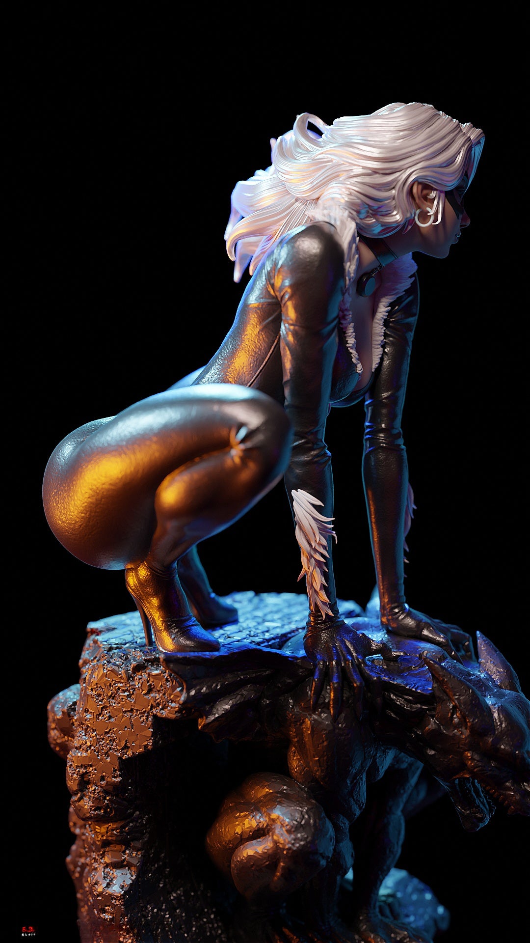 1612 Black Cat_Marvel Comics - STL 3D Print Files