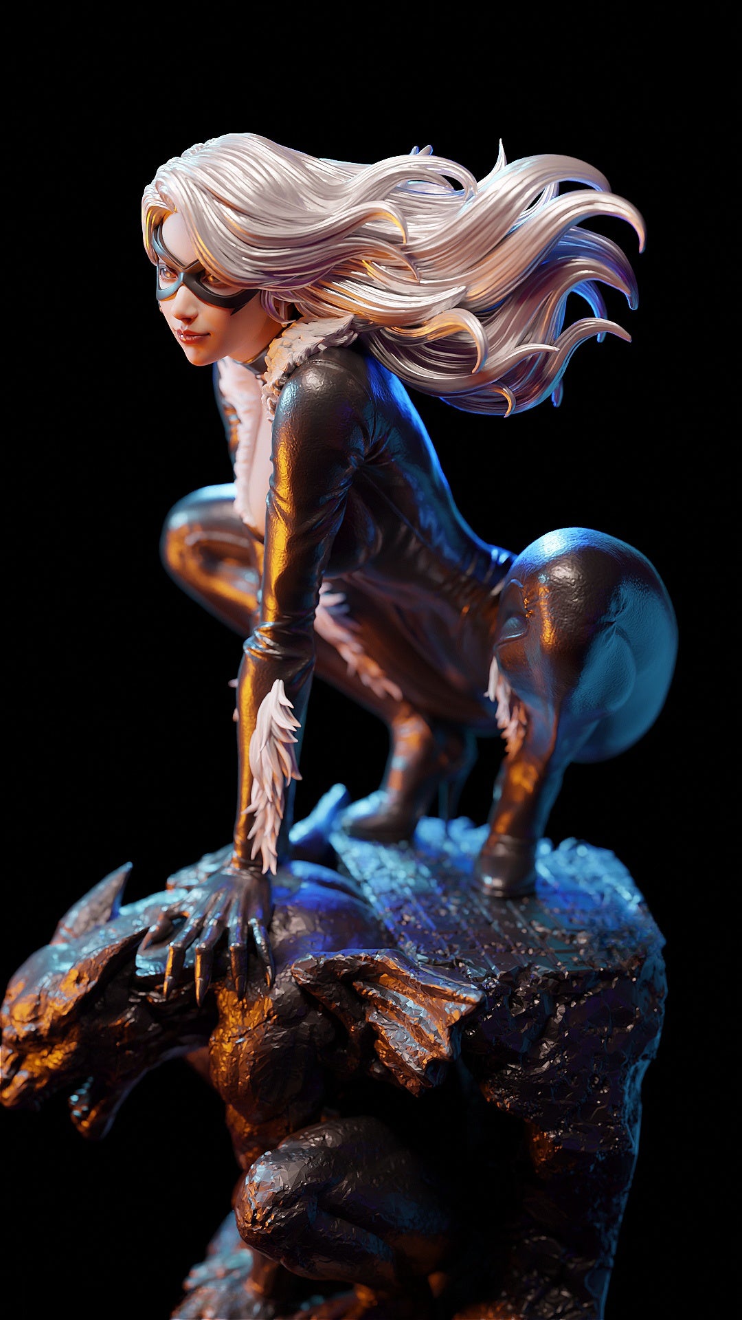 1612 Black Cat_Marvel Comics - STL 3D Print Files