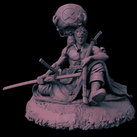 0202 Zoro_OnePiece - STL 3D Print Files