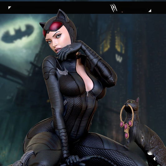 0929 Catwoman NSFW - DC COMICS (2861) - STL 3D Print Files