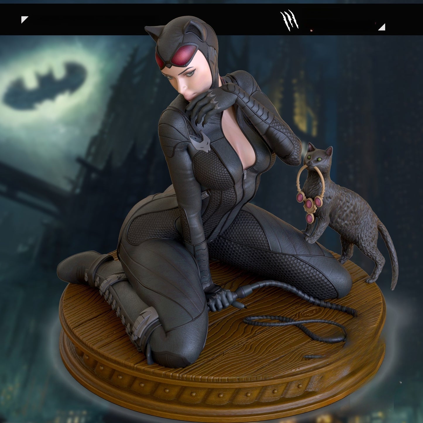 0929 Catwoman NSFW - DC COMICS (2861) - STL 3D Print Files