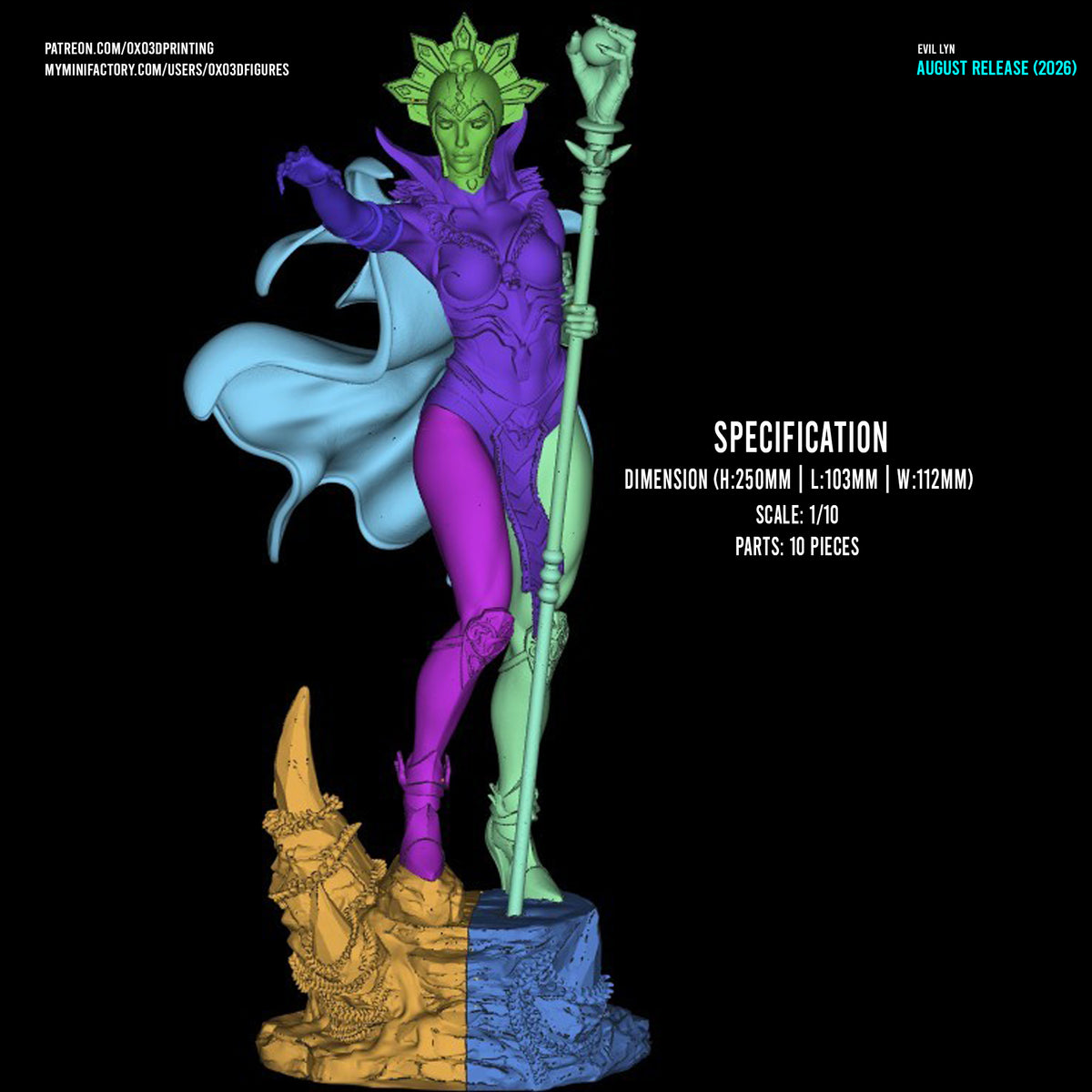 2049 Evil Lyn_Masters of the Universe - STL 3D Print Files