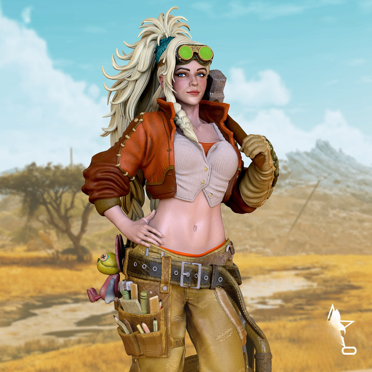 1766 Gemma_Monster Hunter Wilds - STL 3D Print Files