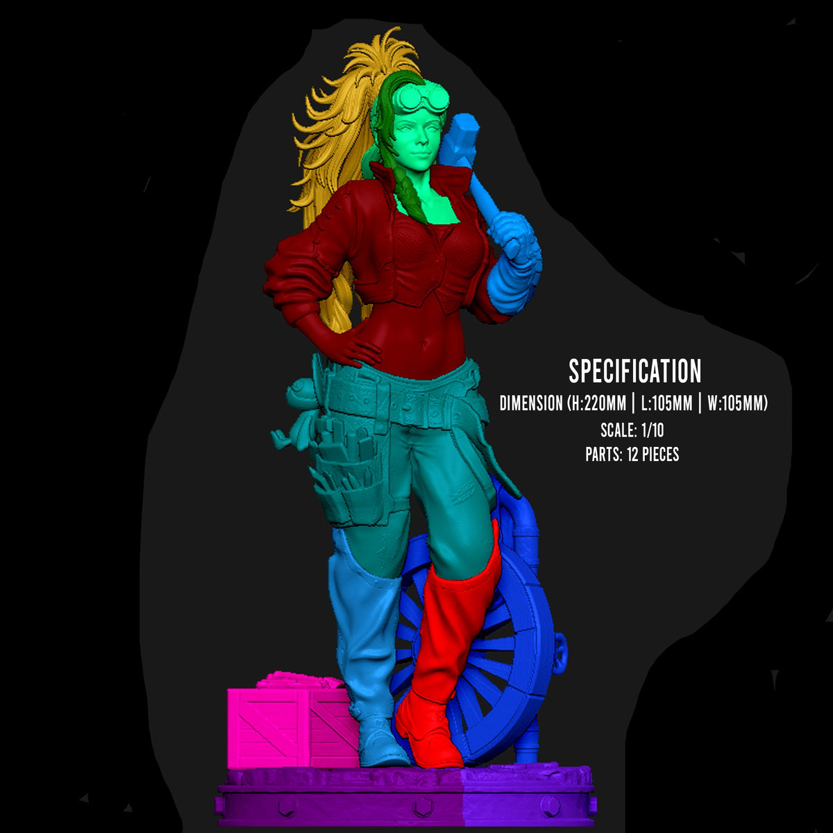 1766 Gemma_Monster Hunter Wilds - STL 3D Print Files