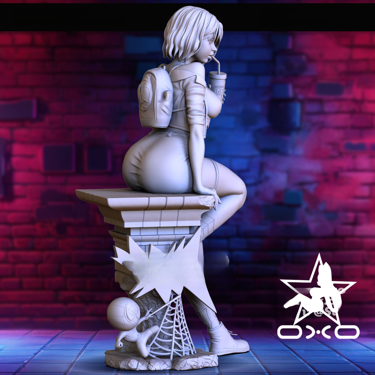 1820 Gwen Stacy Casual_Miniature - STL 3D Print Files