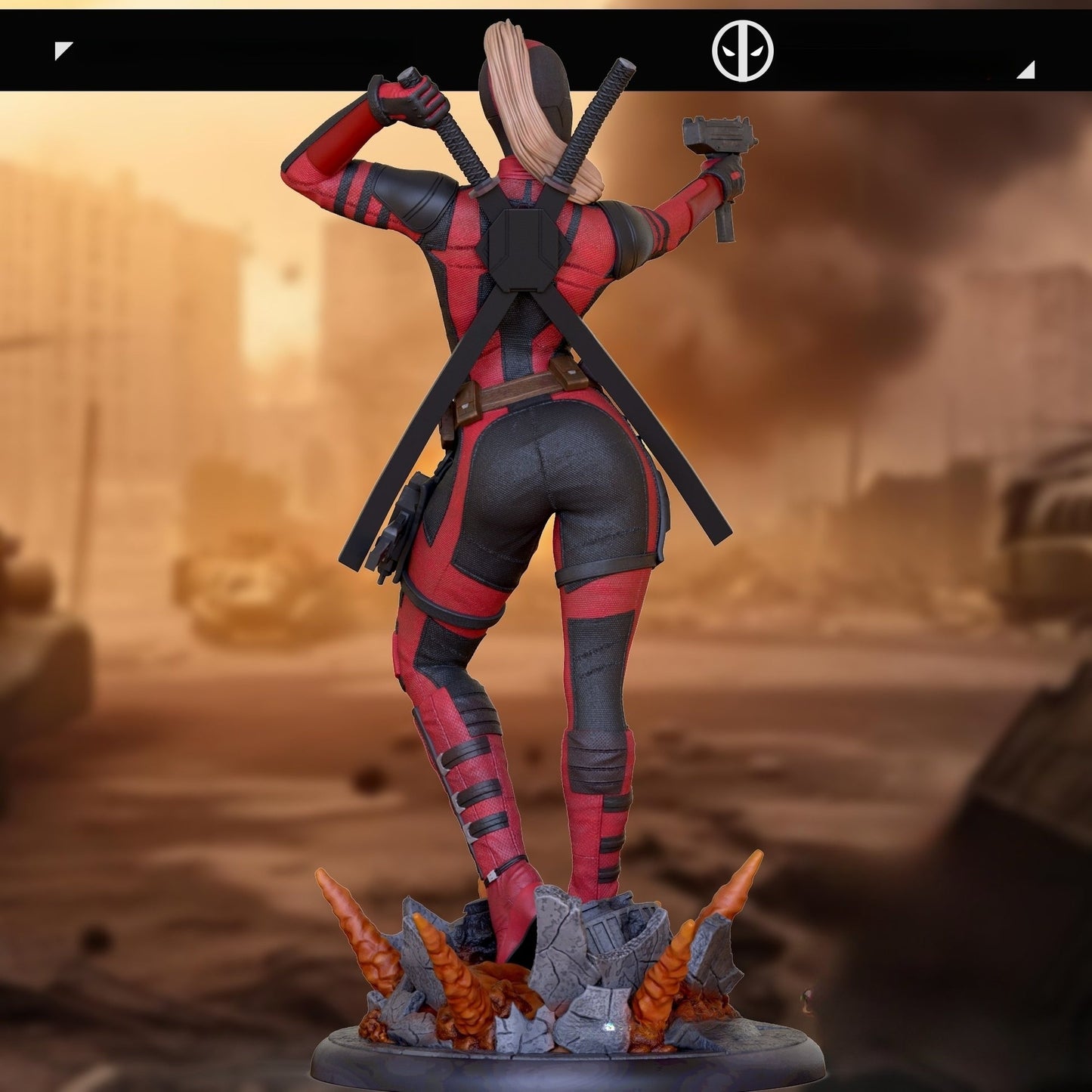 0916 Lady Deadpool NSFW - Deadpool (2856) - STL 3D Print Files