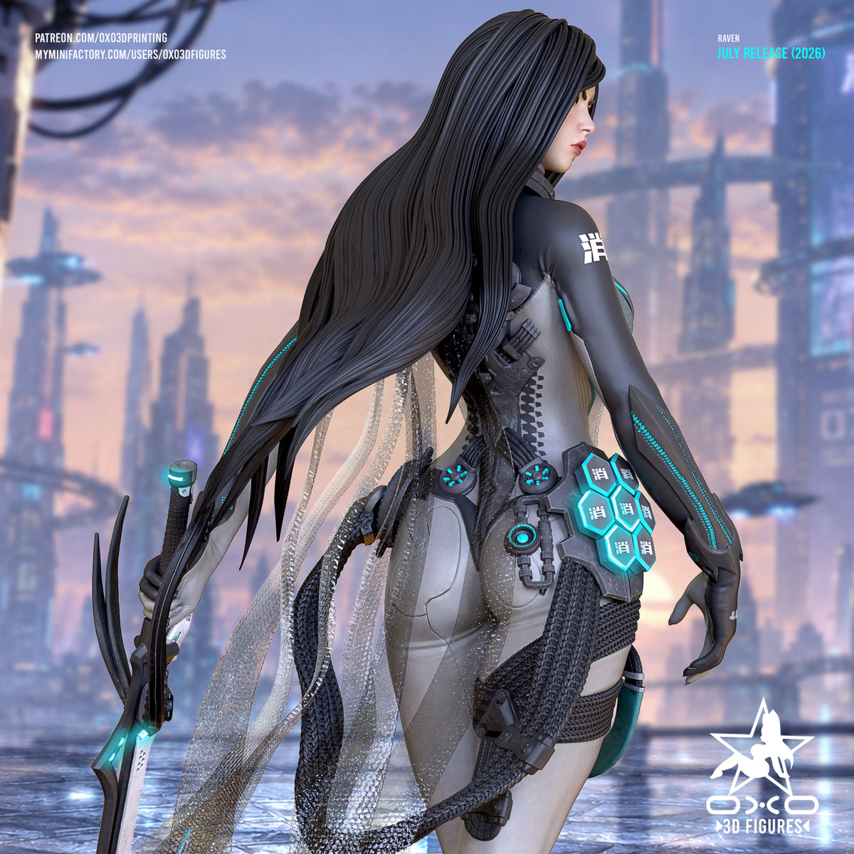 2019 Raven_StellarBlade - STL 3D Print Files