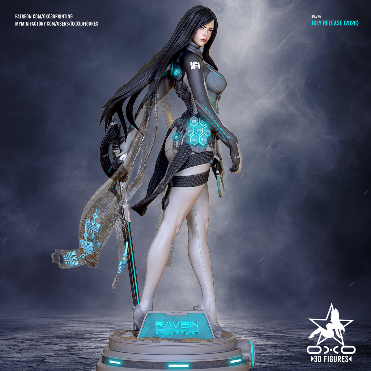 2019 Raven_StellarBlade - STL 3D Print Files