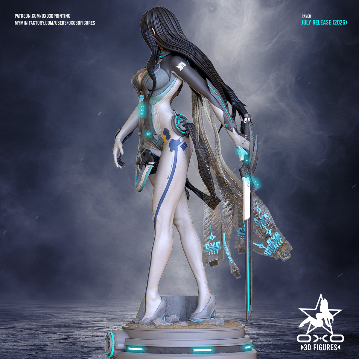 2019 Raven_StellarBlade - STL 3D Print Files