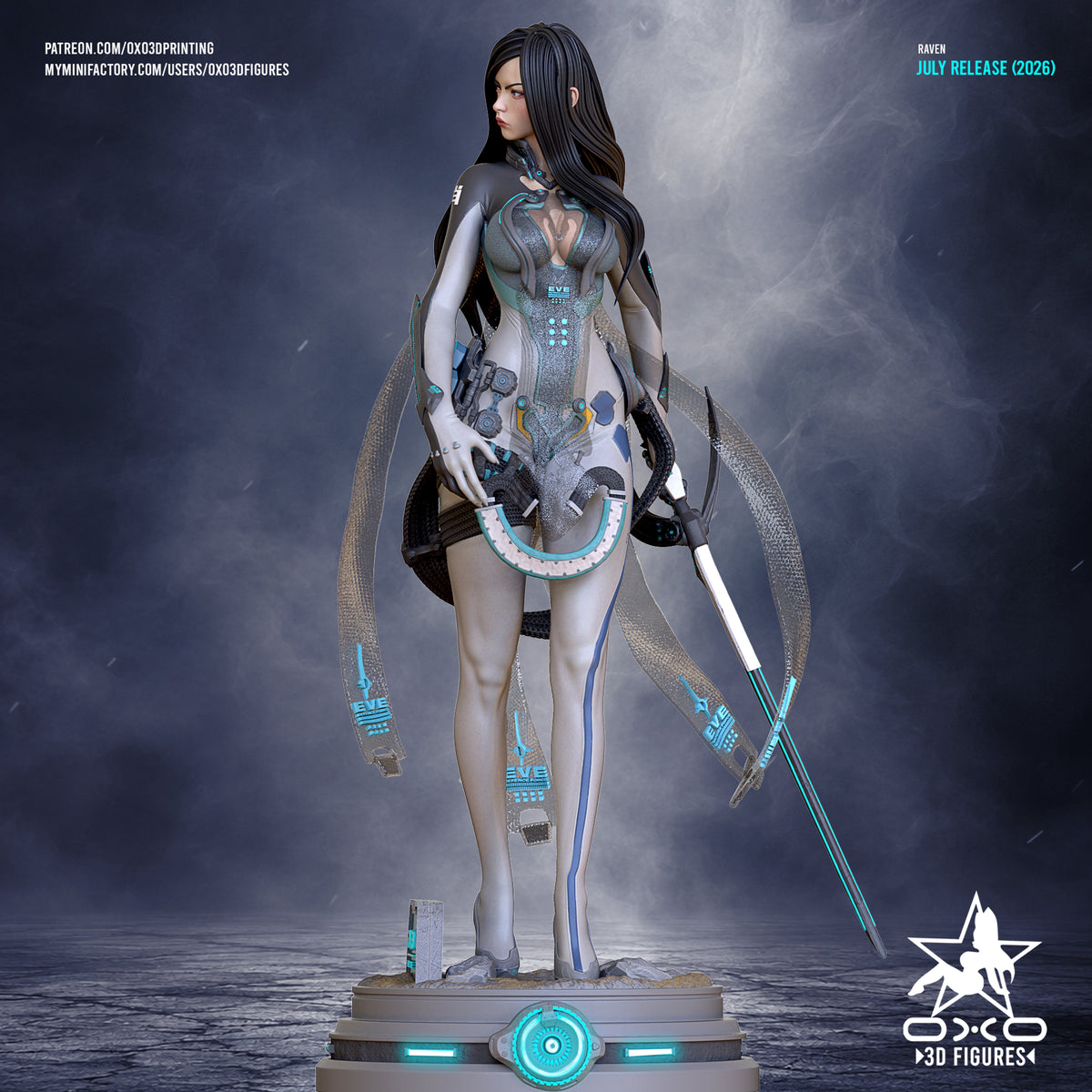 2019 Raven_StellarBlade - STL 3D Print Files
