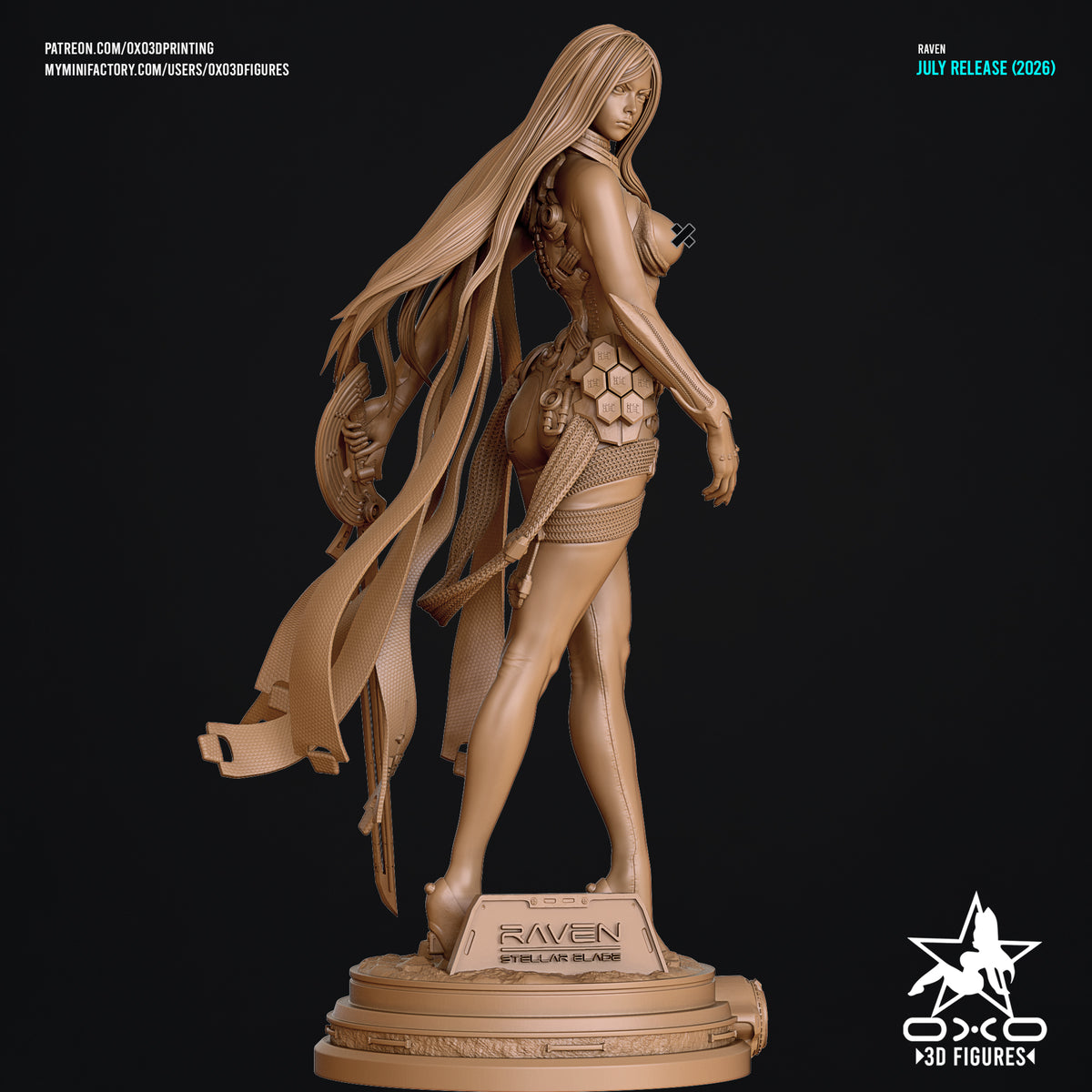 2019 Raven_StellarBlade - STL 3D Print Files