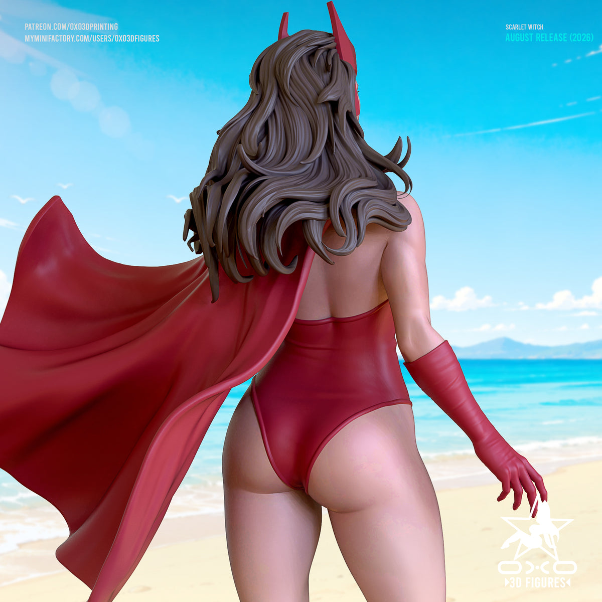 1868 Scarlet Witch_Marvel Comics - STL 3D Print Files