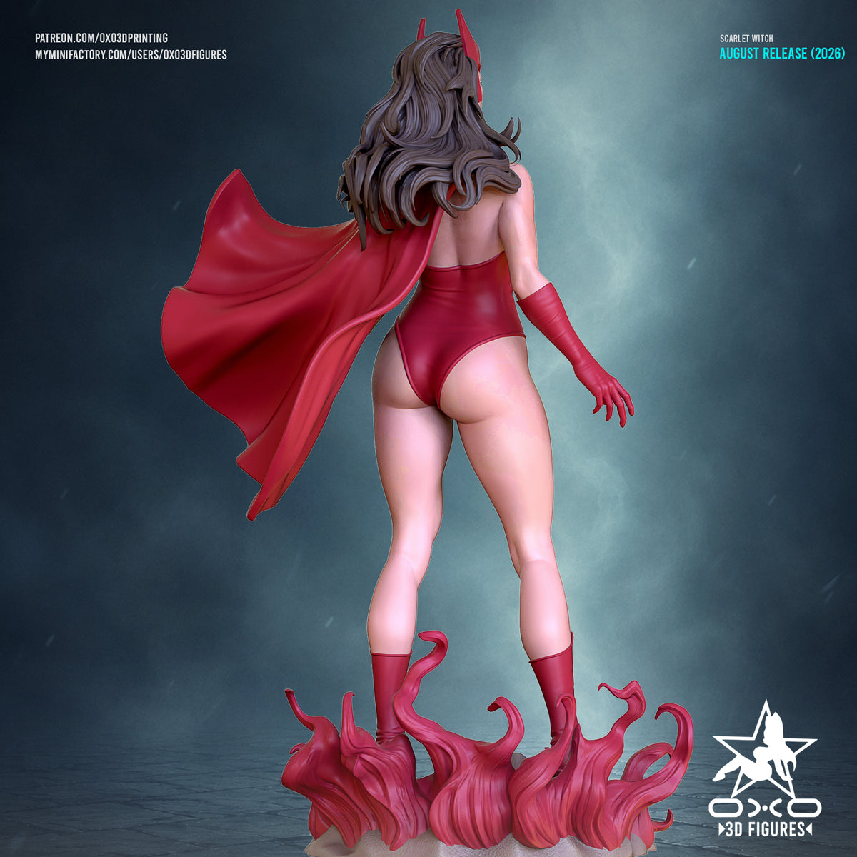 1868 Scarlet Witch_Marvel Comics - STL 3D Print Files