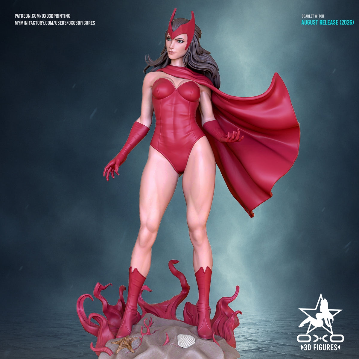 1868 Scarlet Witch_Marvel Comics - STL 3D Print Files