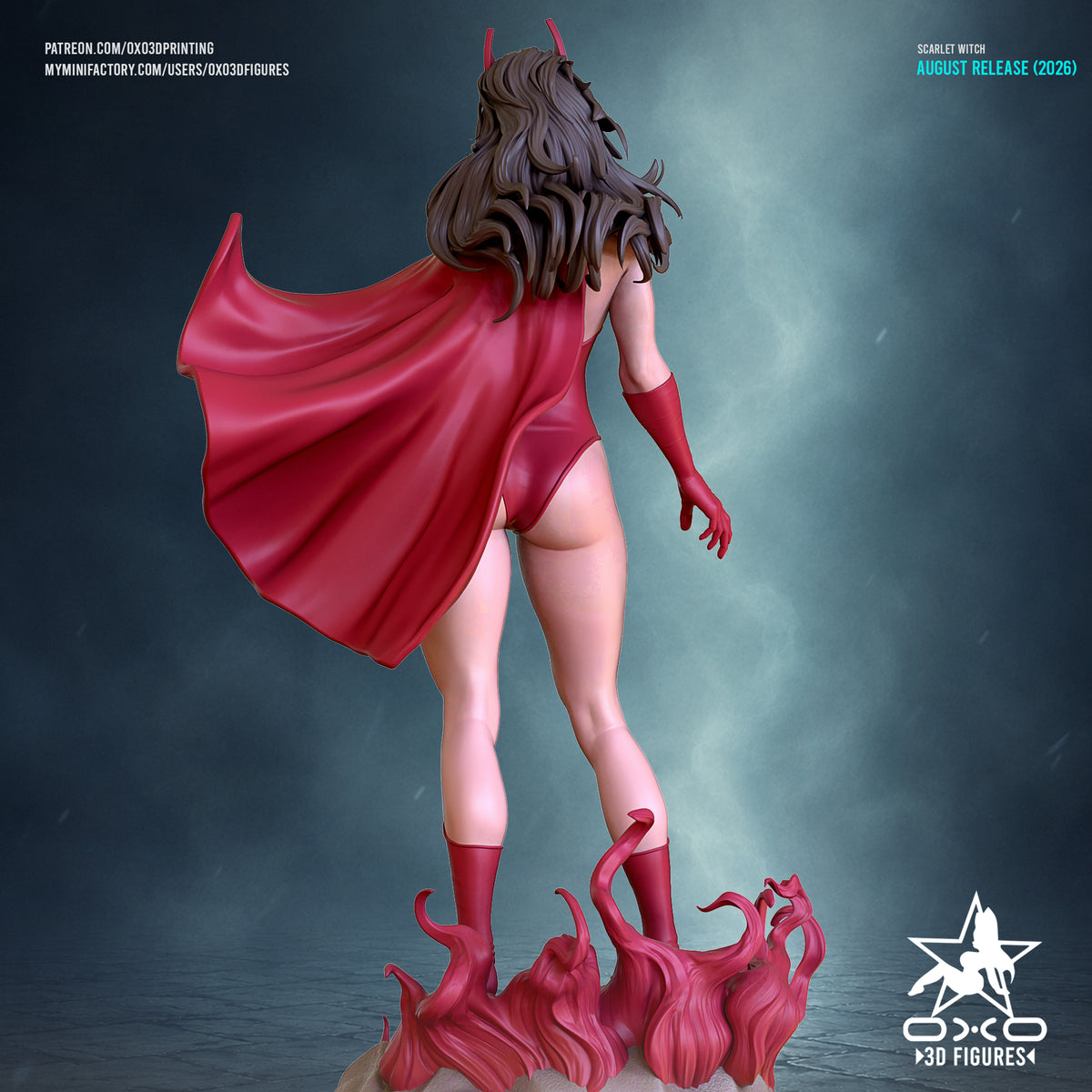 1868 Scarlet Witch_Marvel Comics - STL 3D Print Files
