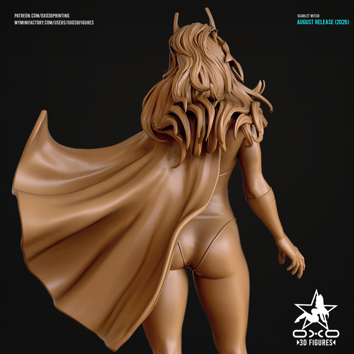 1868 Scarlet Witch_Marvel Comics - STL 3D Print Files