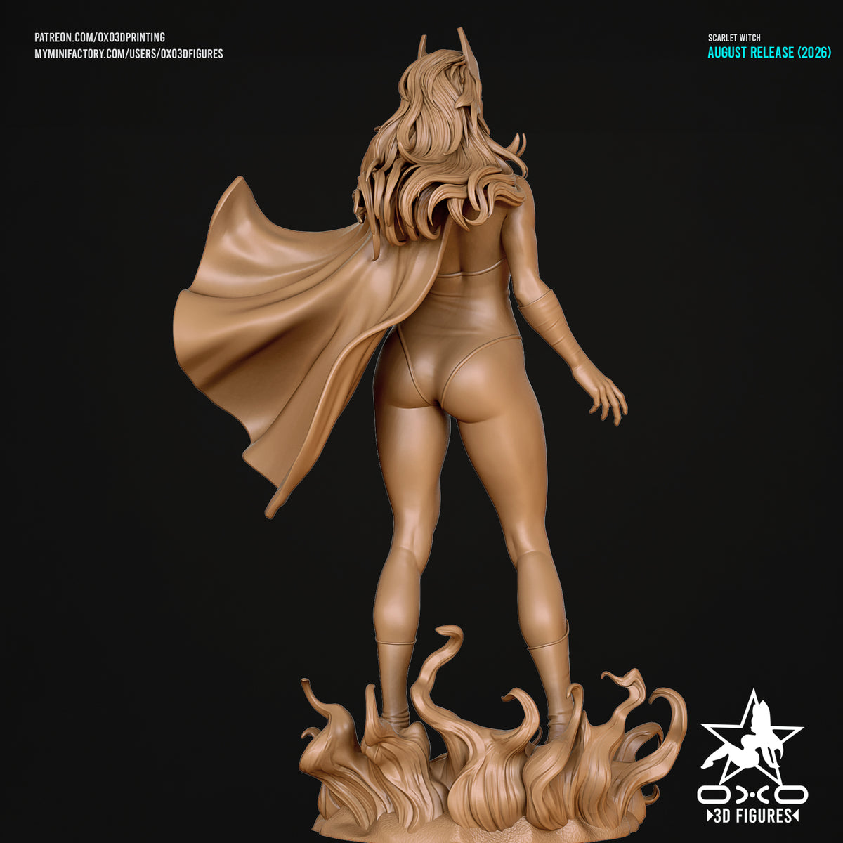 1868 Scarlet Witch_Marvel Comics - STL 3D Print Files
