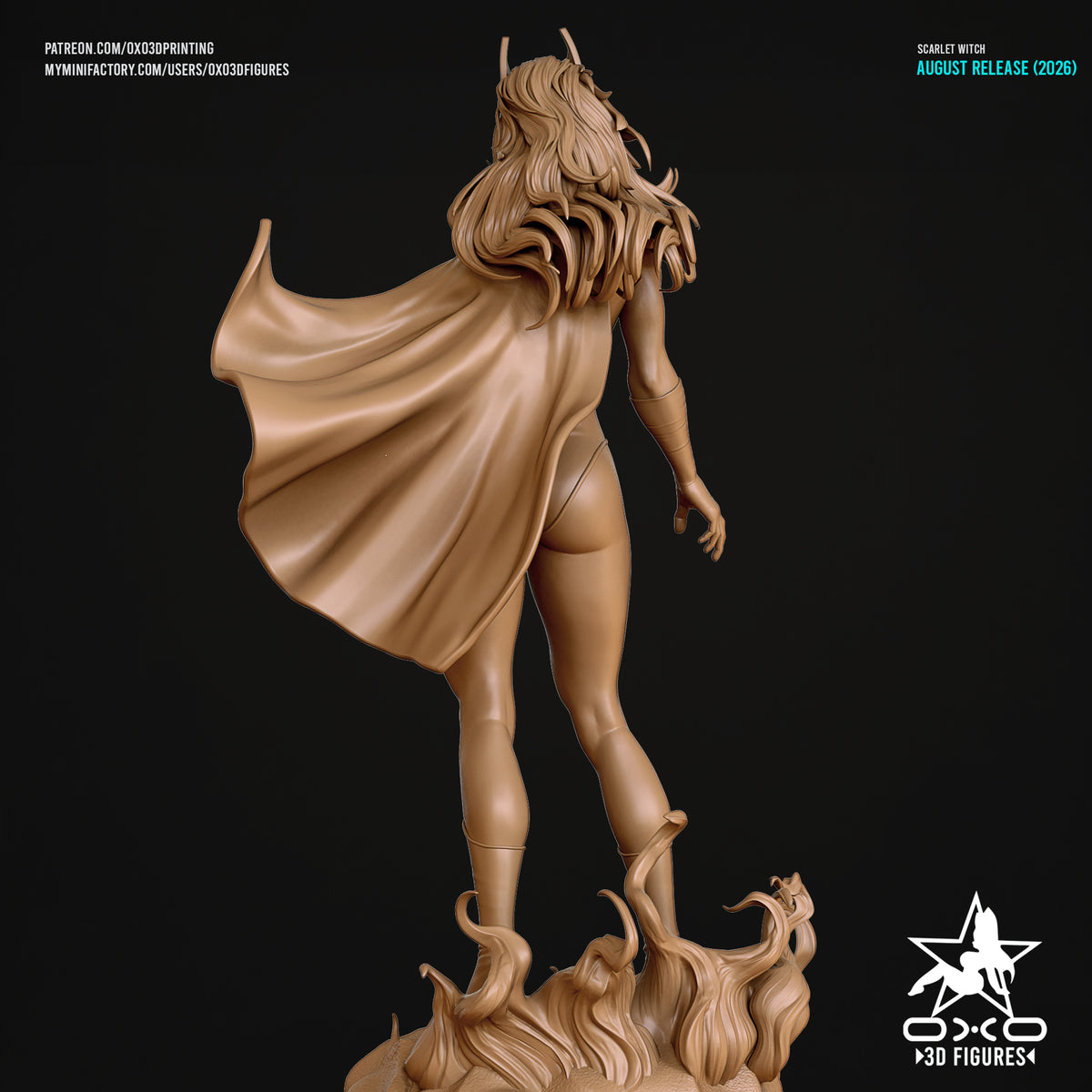 1868 Scarlet Witch_Marvel Comics - STL 3D Print Files
