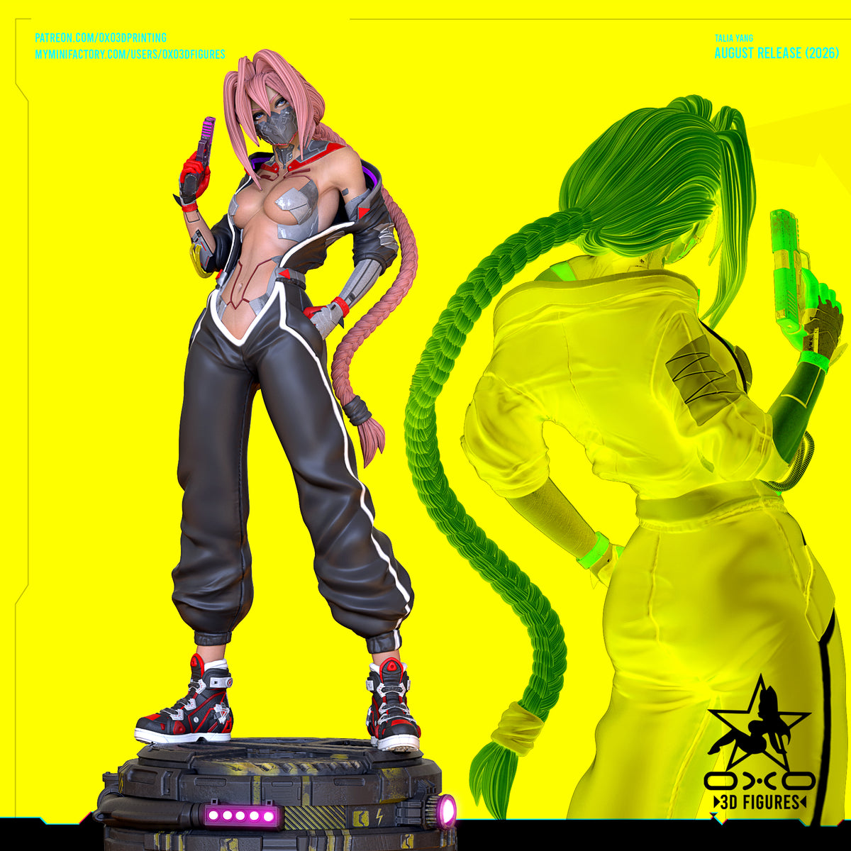 1872 Talia Yang_Cyberpunk - STL 3D Print Files