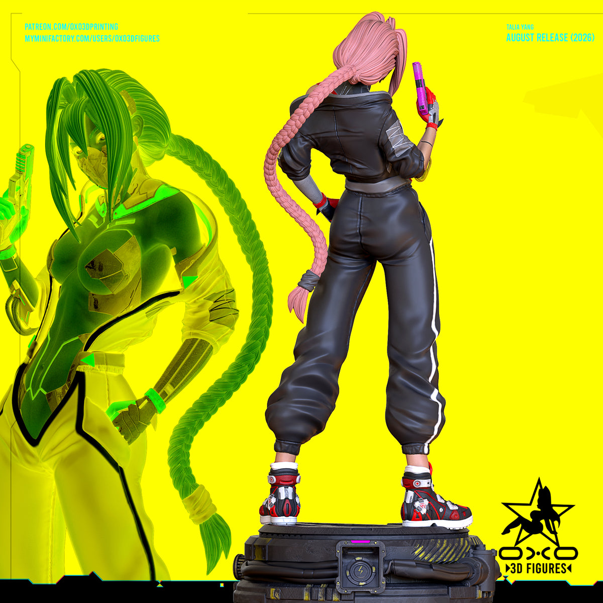 1872 Talia Yang_Cyberpunk - STL 3D Print Files