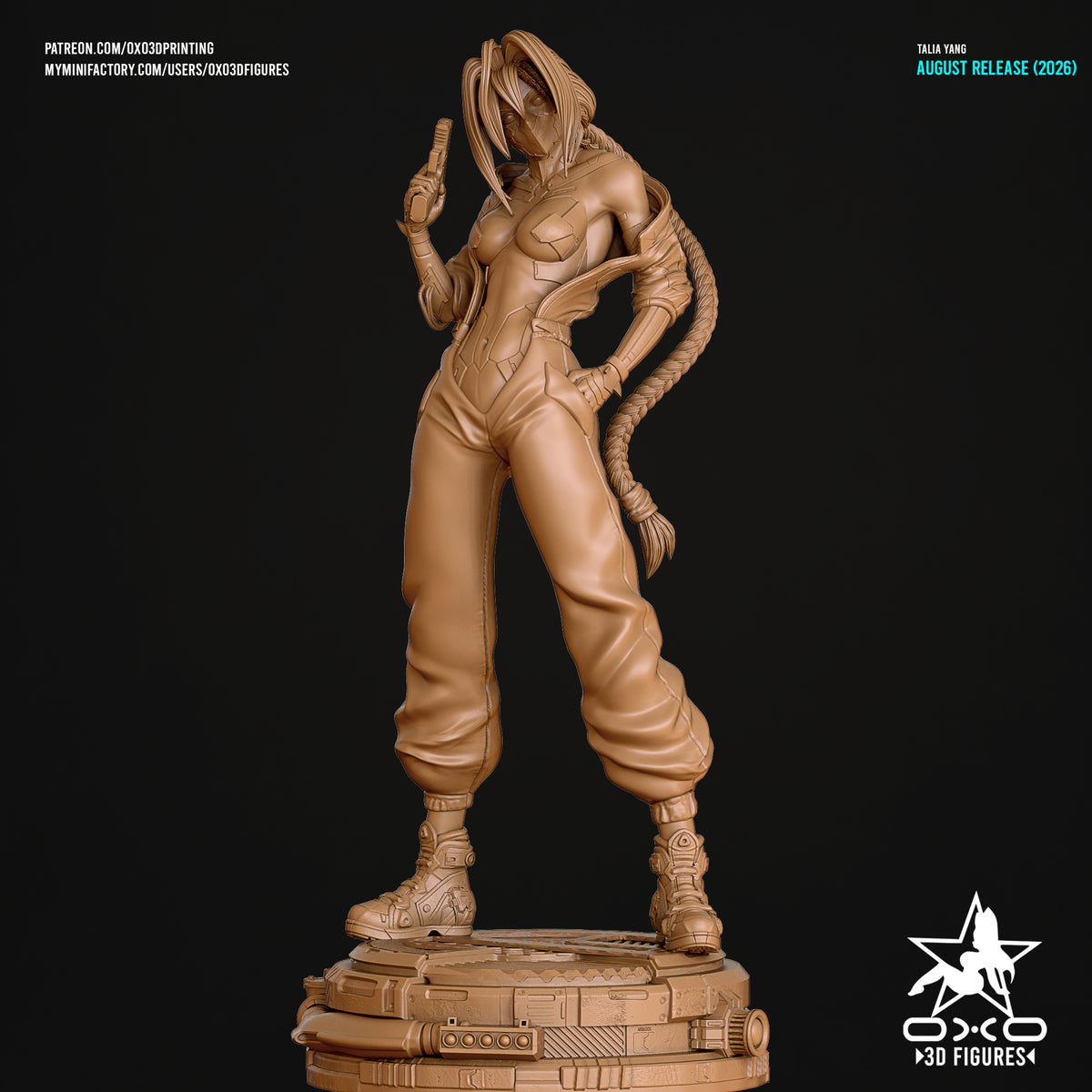 1872 Talia Yang_Cyberpunk - STL 3D Print Files