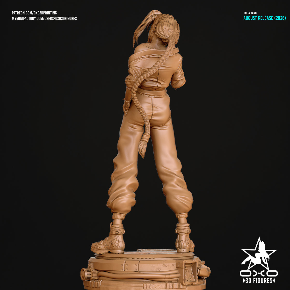 1872 Talia Yang_Cyberpunk - STL 3D Print Files
