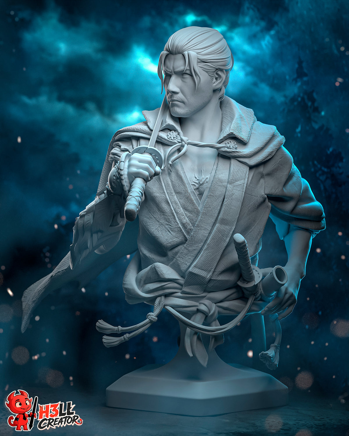 2079 Miyamoto Musashi_Onimusha Way of the Sword - STL 3D Print Files